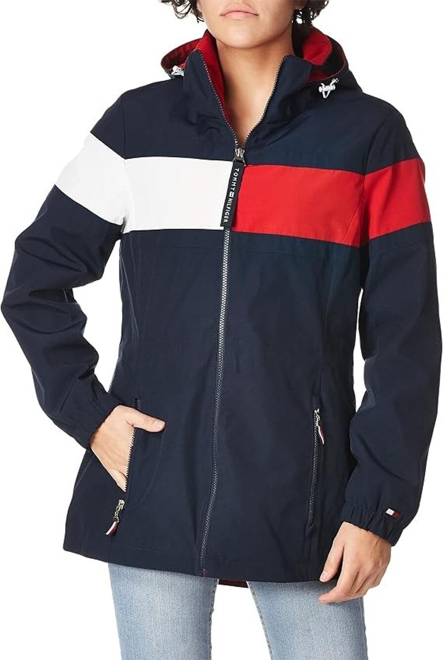 Tommy Hilfiger Women's Packable Jacket with Hood size Large